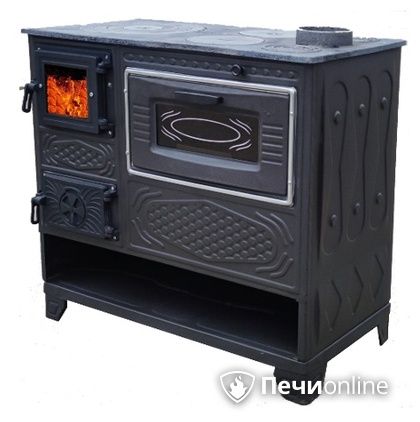 Отопительно-варочная печь МастерПечь ПВ-05С с духовым шкафом, 8.5 кВт в Полевском
